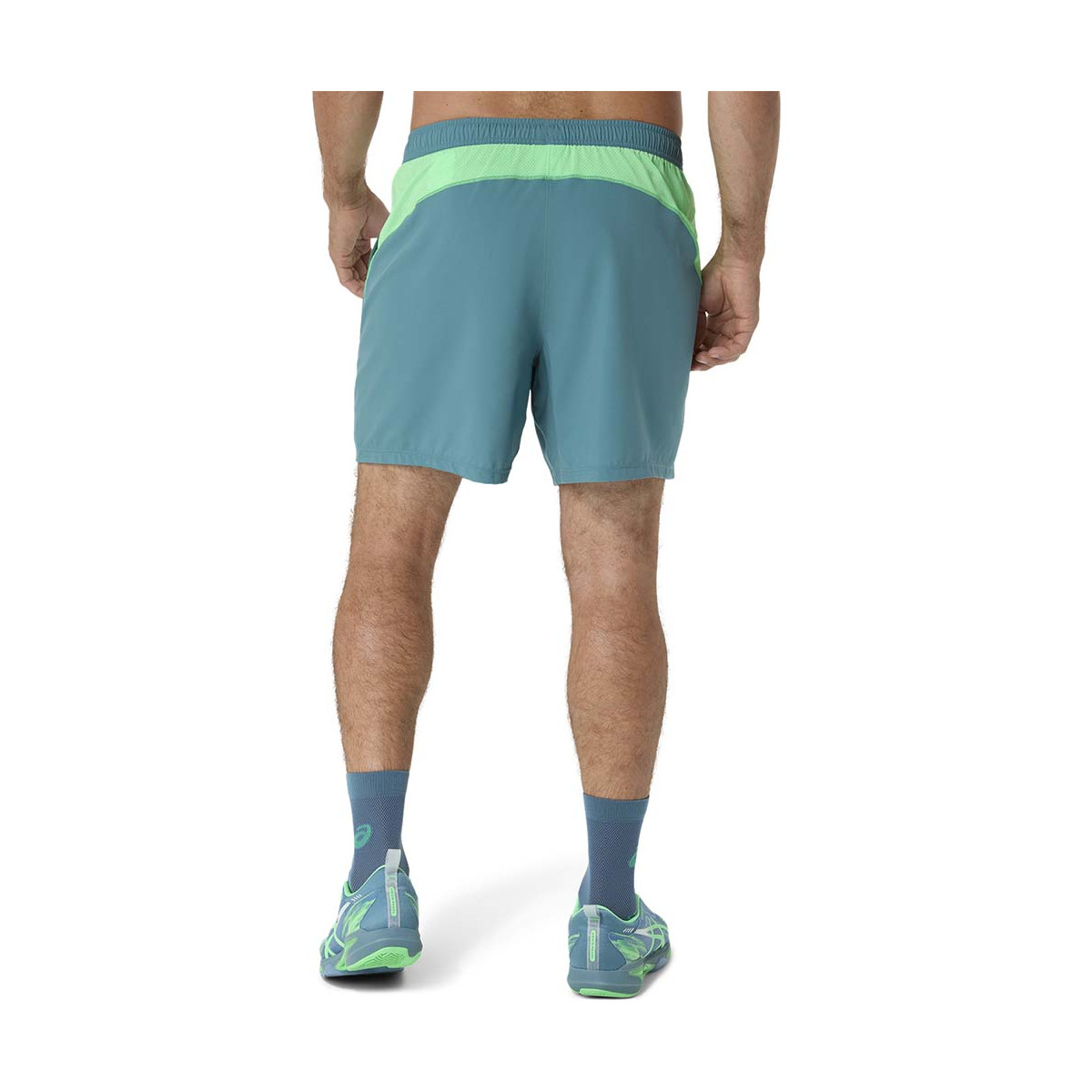 Asics Padel Court Short Gr&uuml;n / Grau