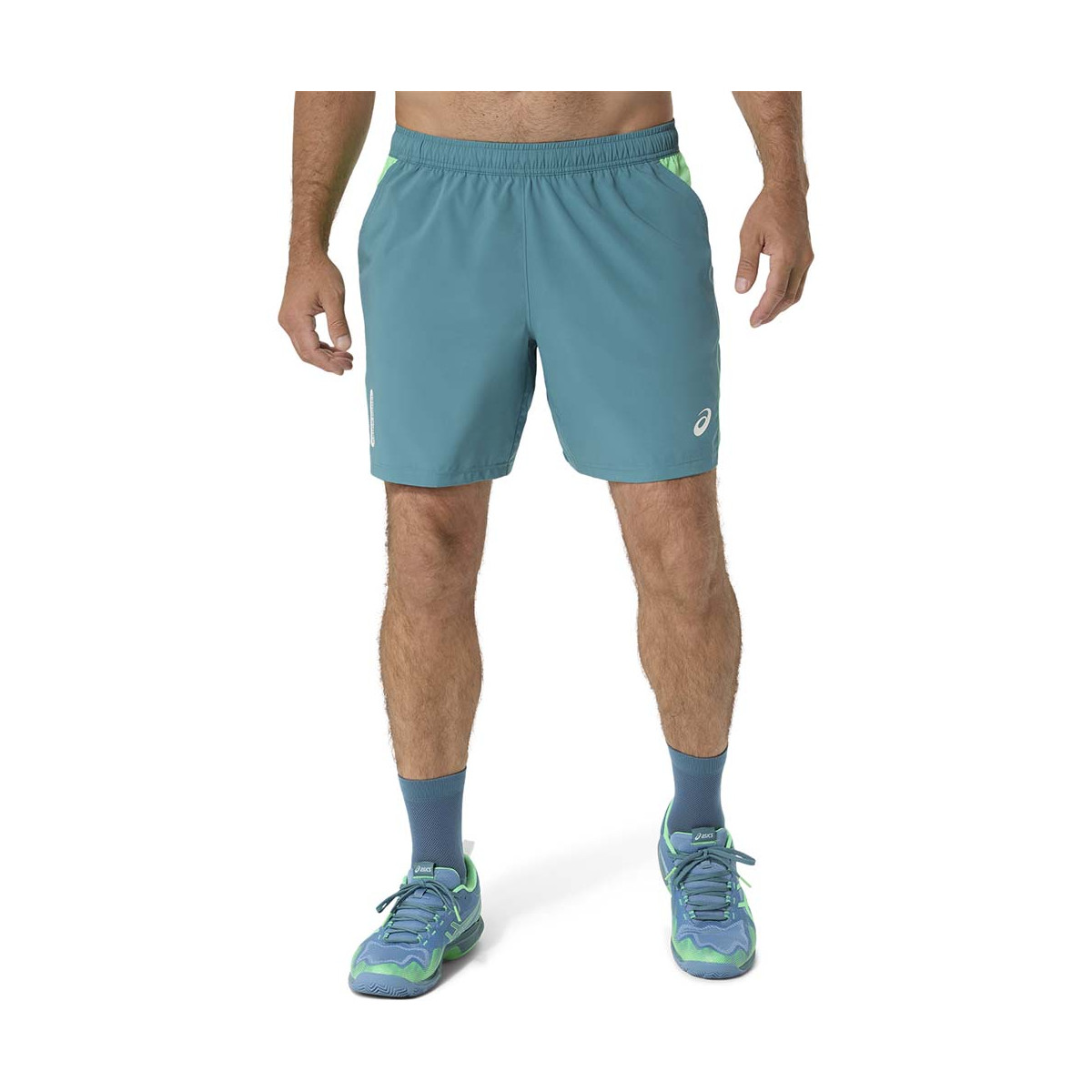Asics Padel Court Short Gr&uuml;n / Grau
