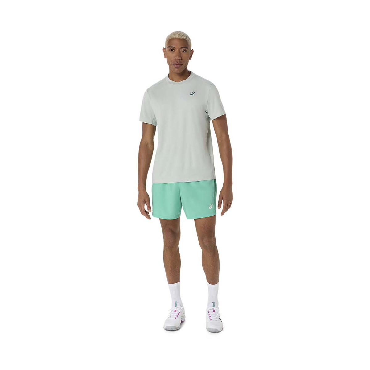 Asics Court SS T-Shirt Grau