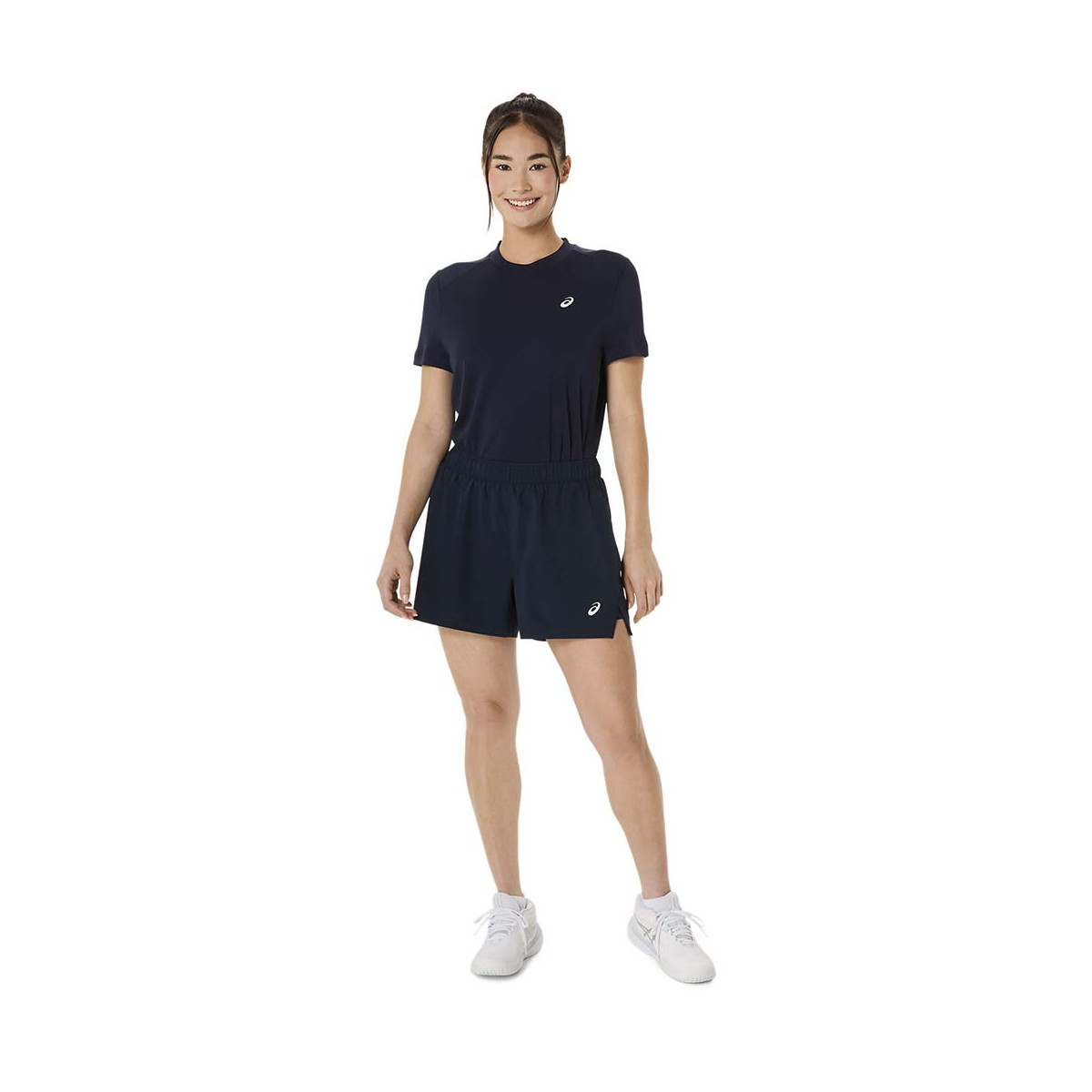 Asics Court 2-n-1 Short Damen Marineblau