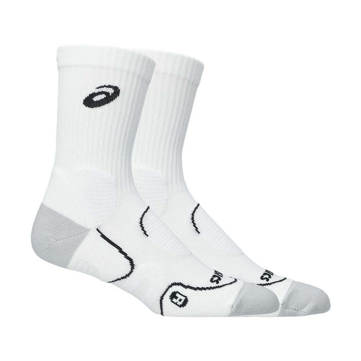 Asics Tennis Court+ Crew Socken Wei&szlig;