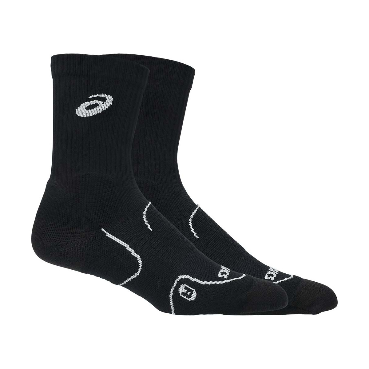 Asics Tennis Court+ Crew Socken Schwarz