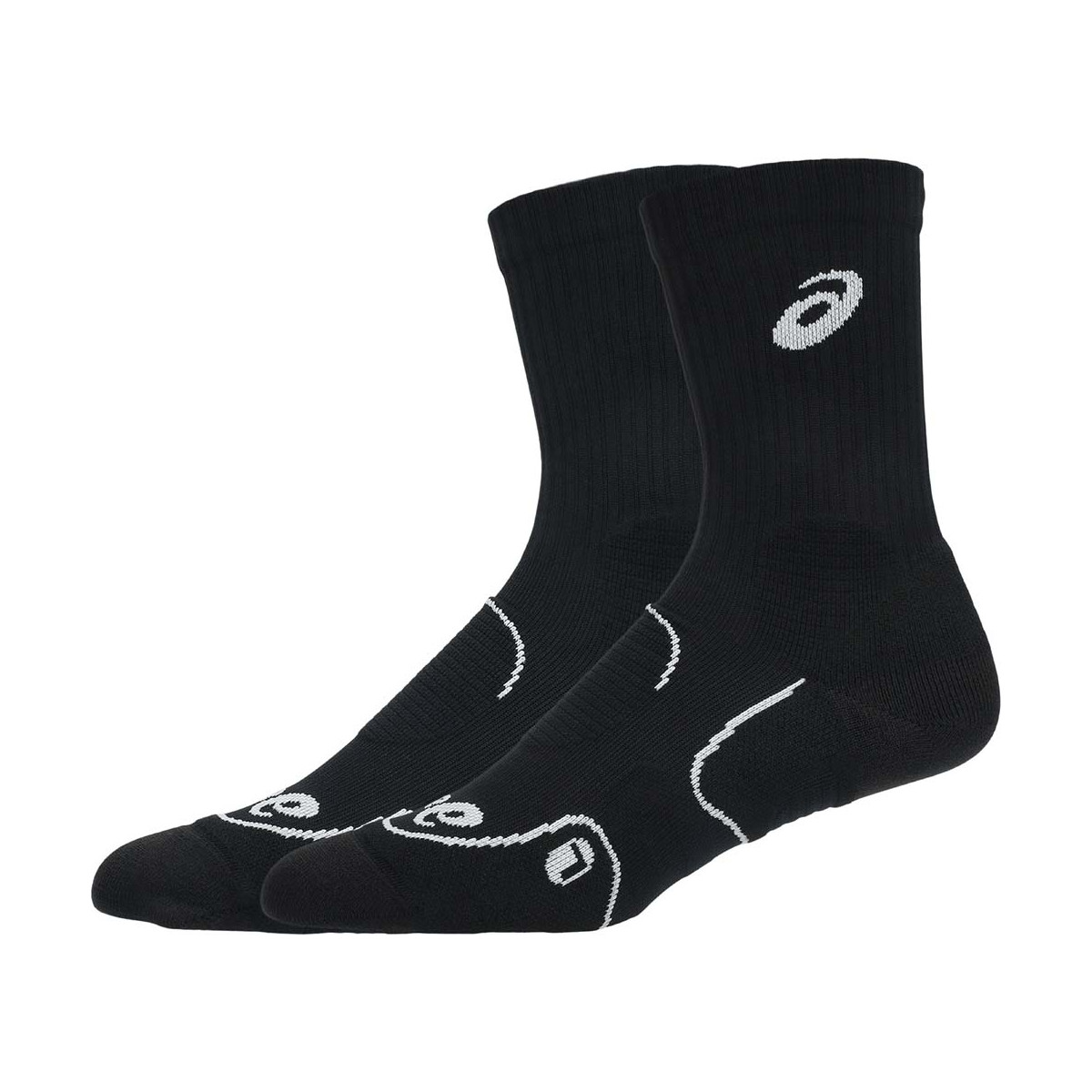 Asics Tennis Court+ Crew Socken Schwarz