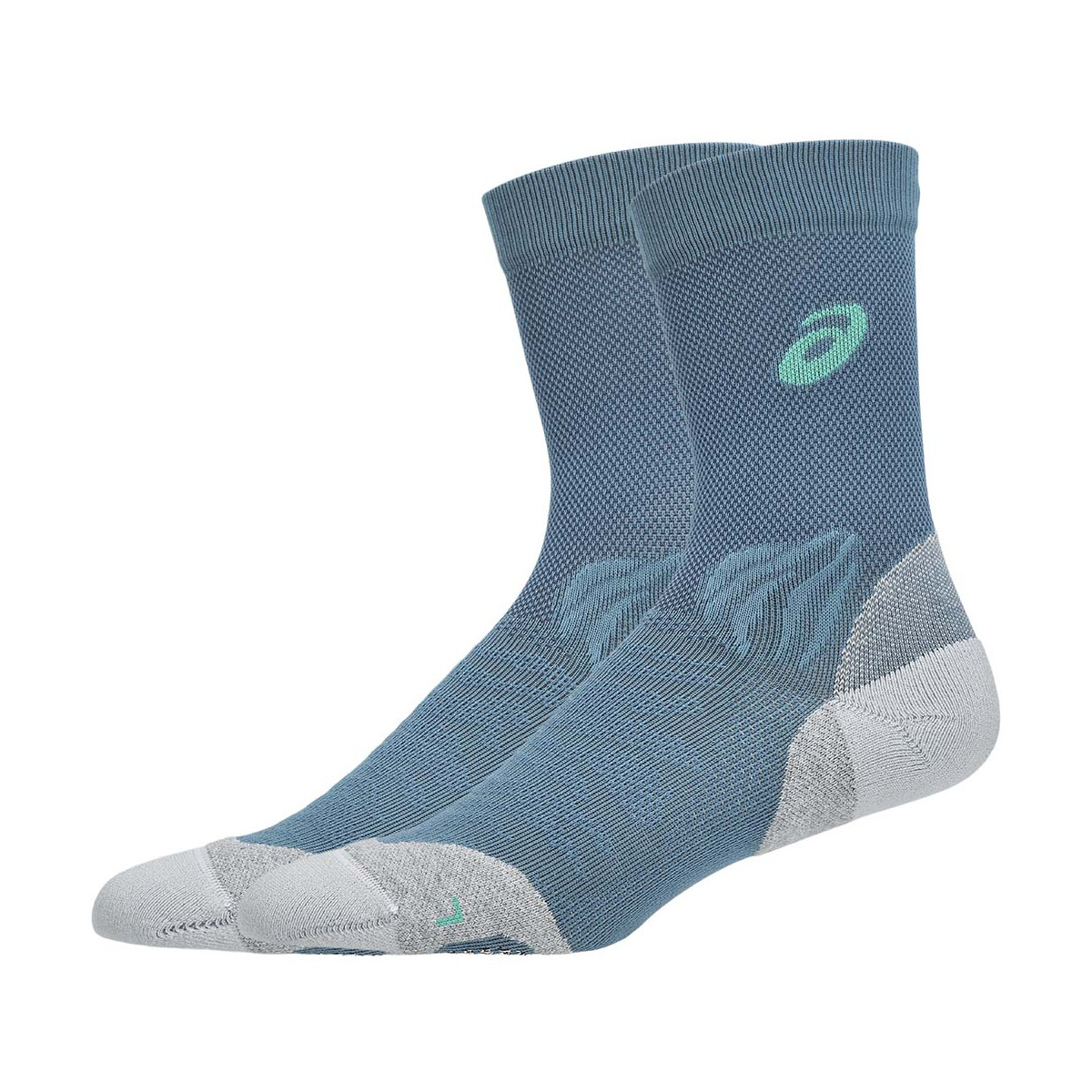 Asics Tennis Lightweight Court+ Crew Socken Grau Gr&uuml;n