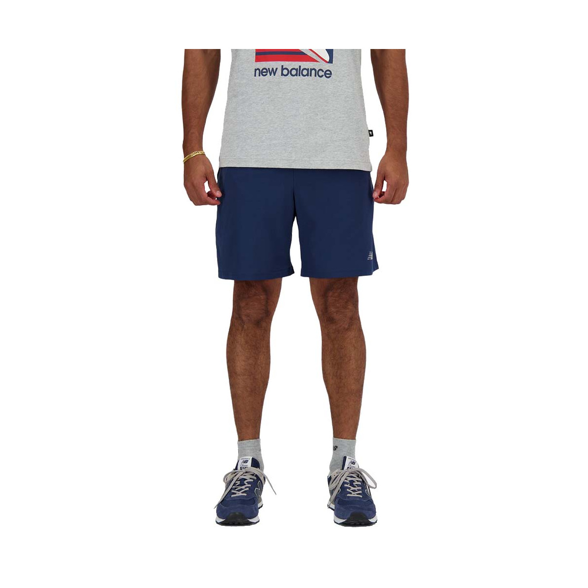 New Balance Essentials Short Marineblau