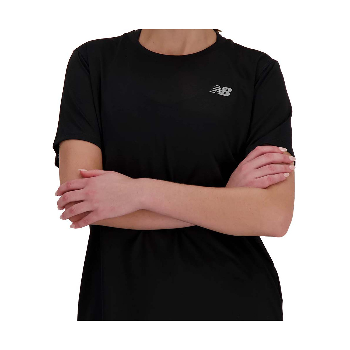 New Balance Essentials T-Shirt Damen Schwarz