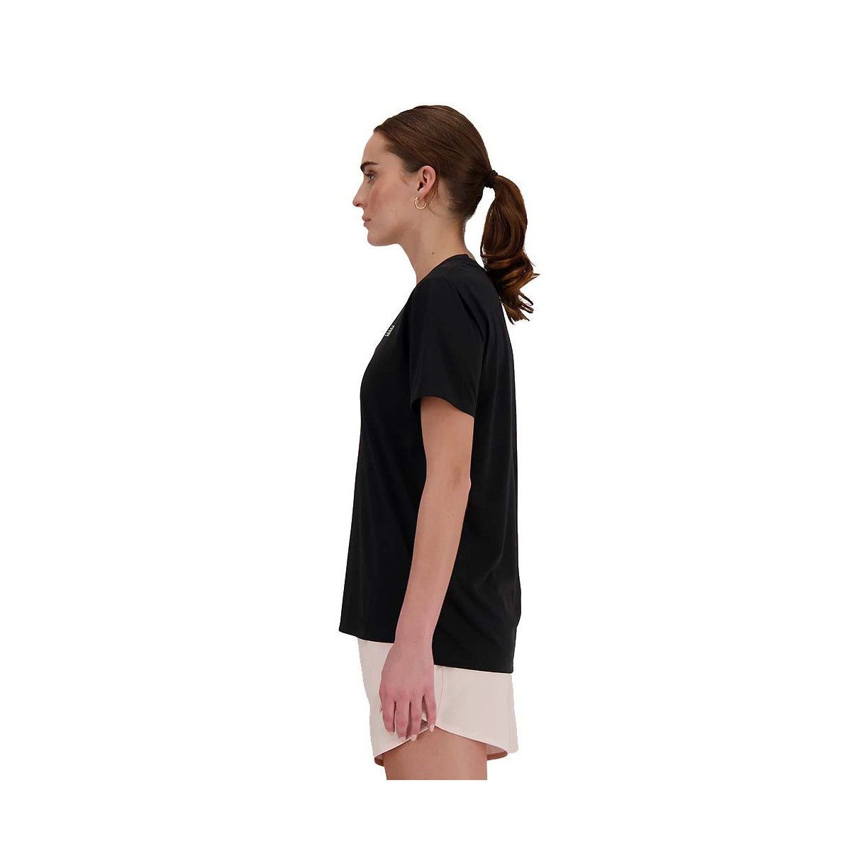 New Balance Essentials T-Shirt Damen Schwarz