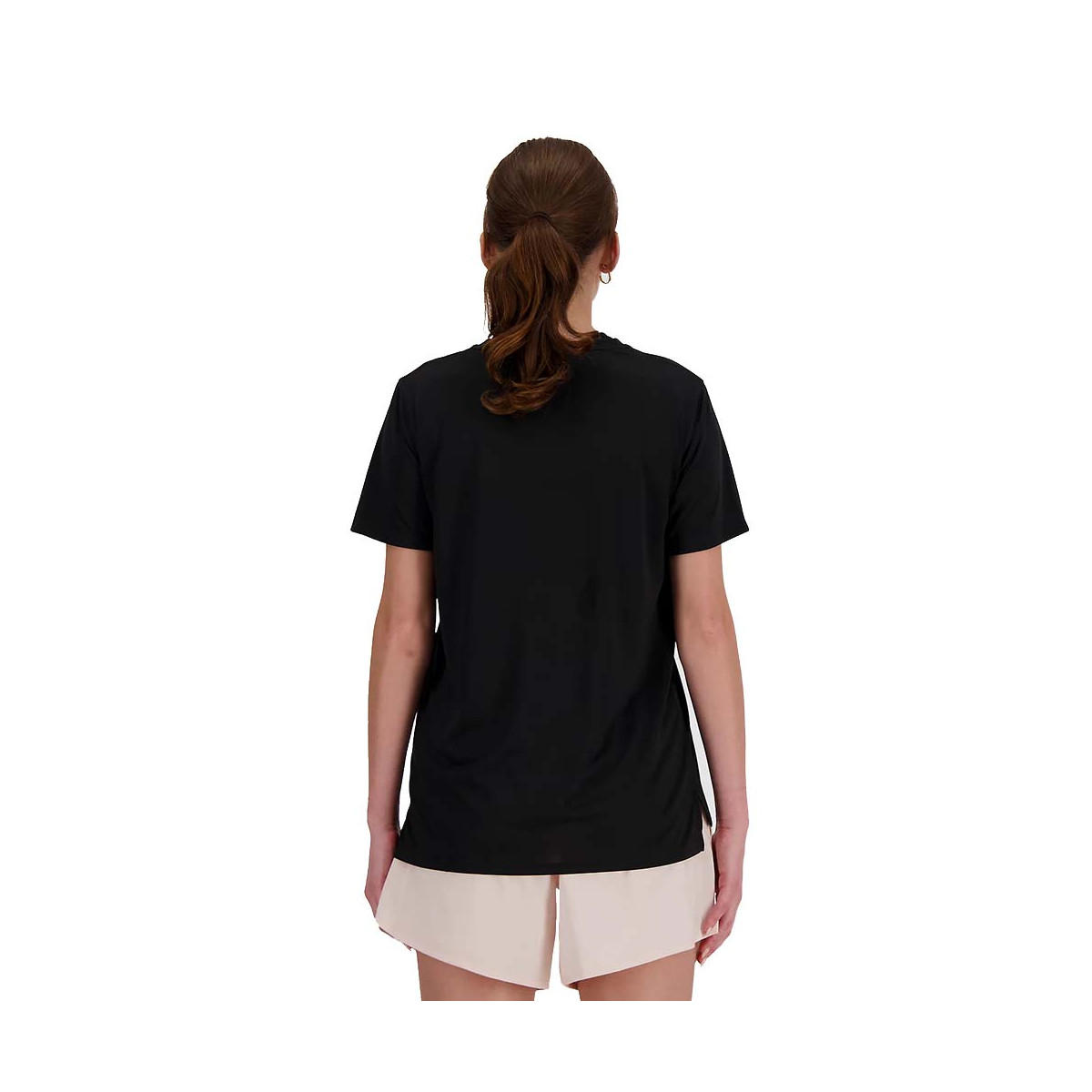 New Balance Essentials T-Shirt Damen Schwarz