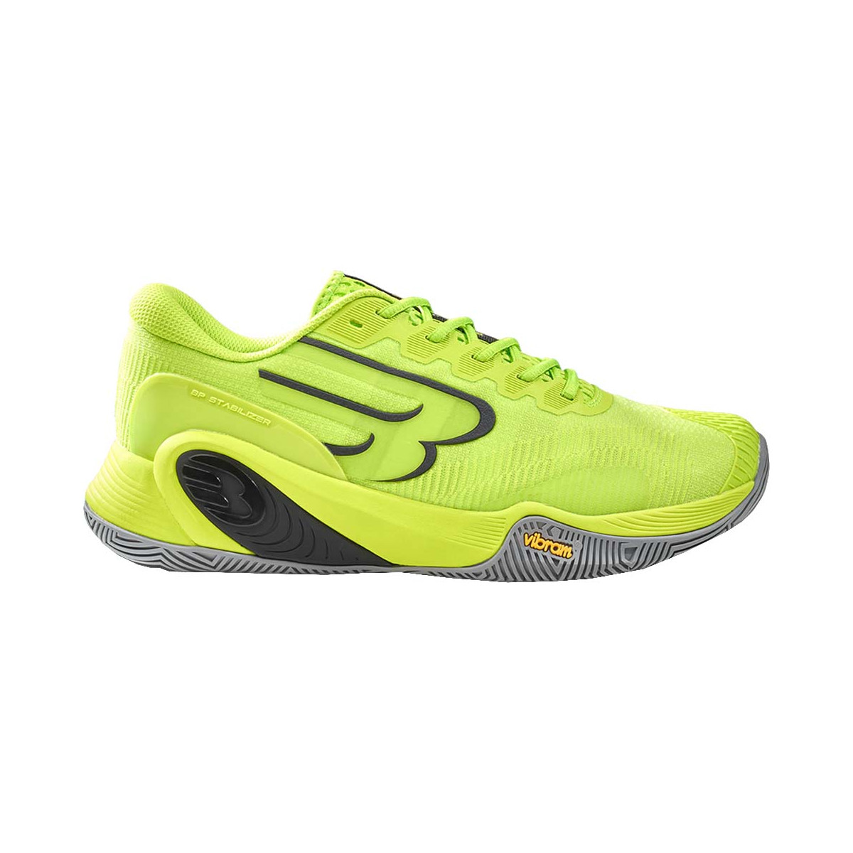 Bullpadel Hack Vibram 26V Lime Padelschuhe