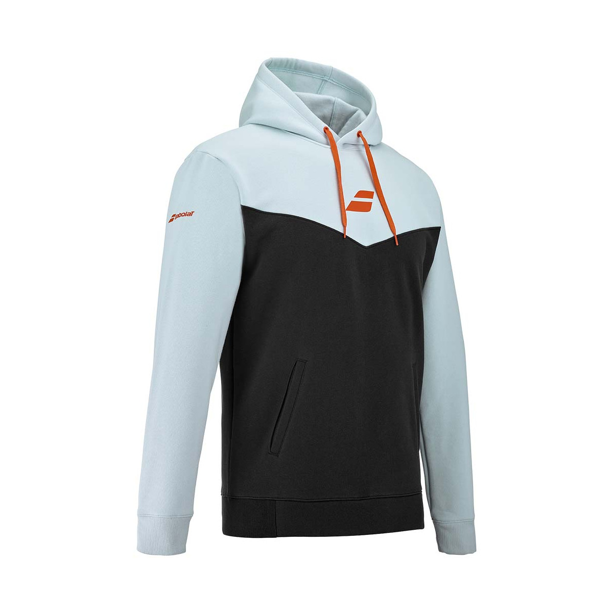 Babolat Exercise Kapuzenpullover Hellblau / Schwarz