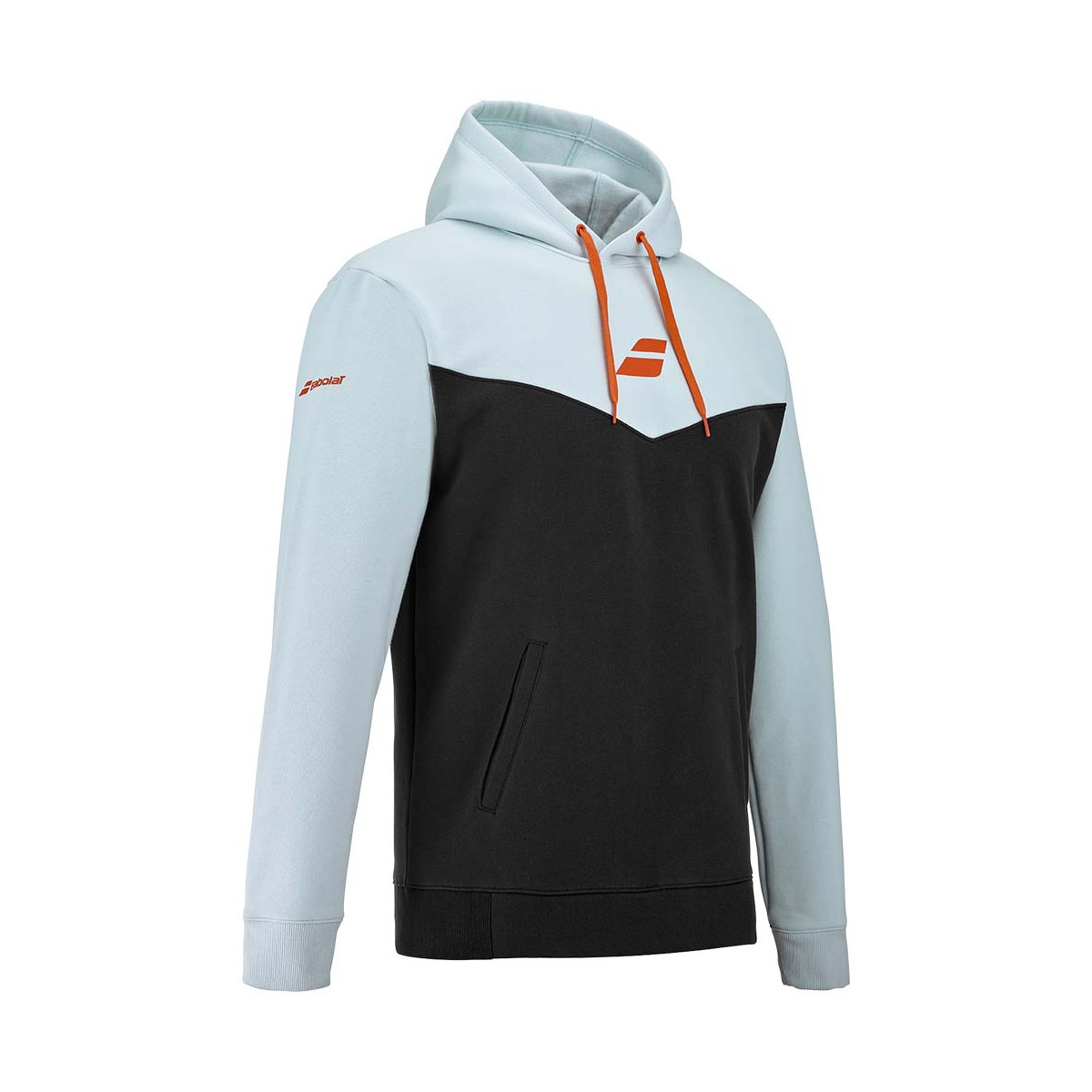 Babolat Exercise Junior Kapuzenpullover Hellblau / Schwarz