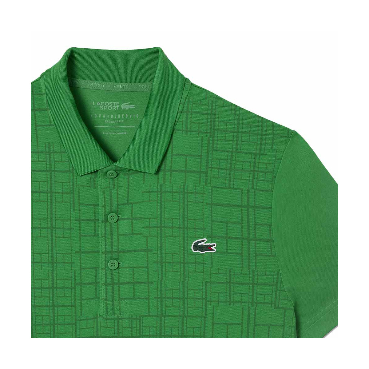 Lacoste Tennis Novak Djokovic Poloshirt Gr&uuml;n