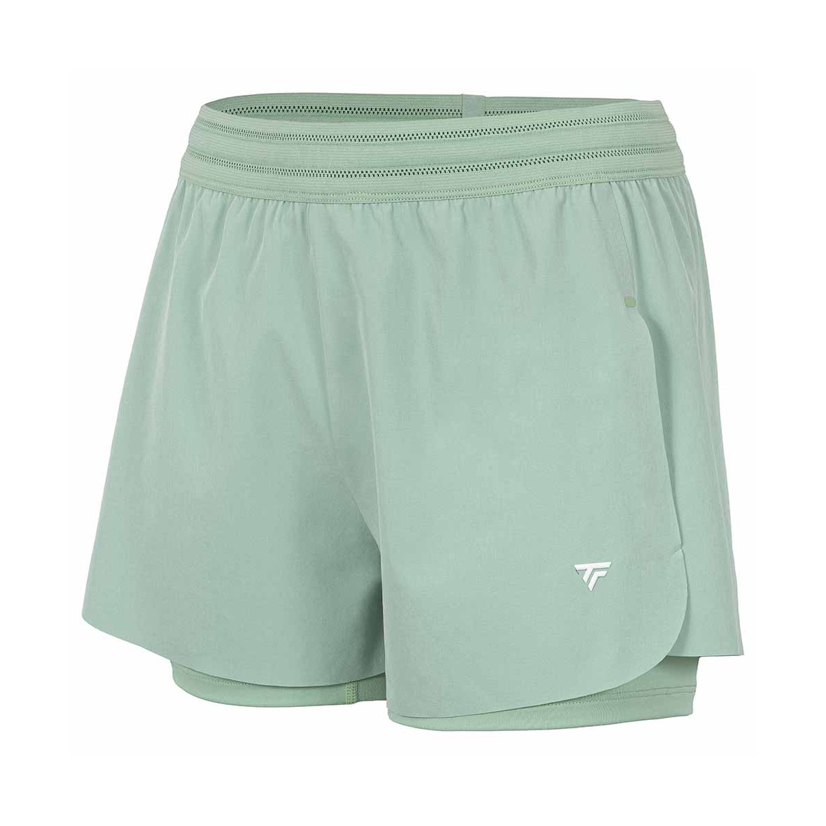 Tecnifibre Team Stretch Short Damen Pastellgr&uuml;n