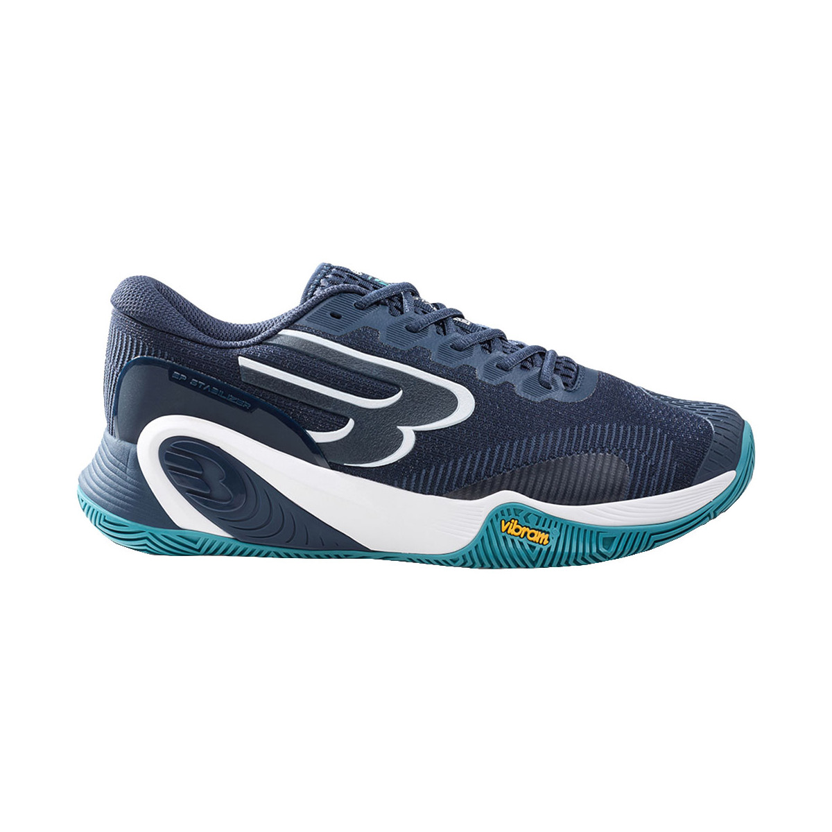 Bullpadel Hack Vibram 26V Padelschuhe Marineblau