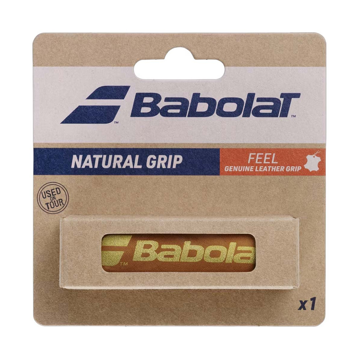 Babolat Natural Grip Leder-Basisgriffband