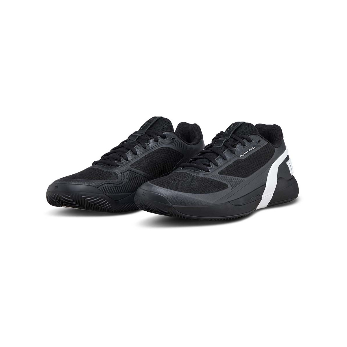 Wilson Rush Pro 5 Tennisschuhe Sandplatz Schwarz