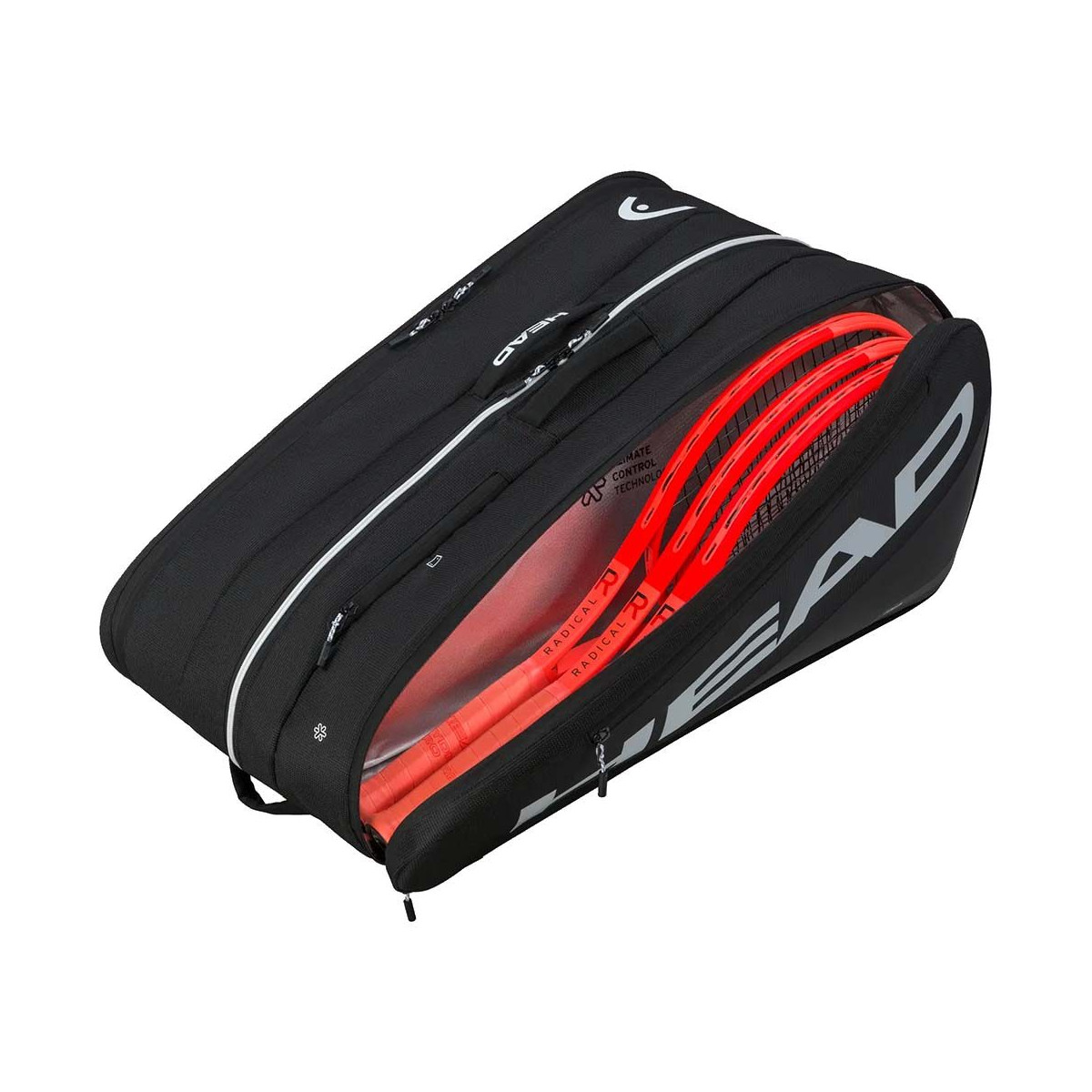 Head Tour XL 12R Schl&auml;gertasche (Thermobag) Schwarz