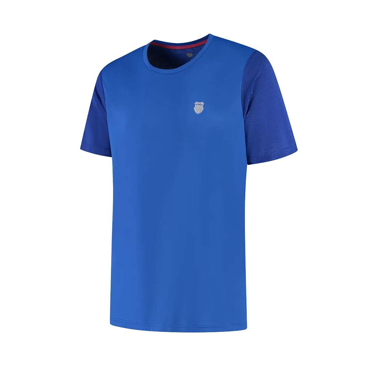 K-Swiss Hypercourt Tee Jacquard Herren T-Shirt Blau