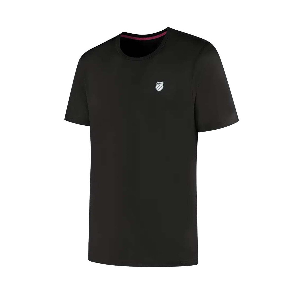 K-Swiss Hypercourt Tee Jacquard Herren T-Shirt Schwarz