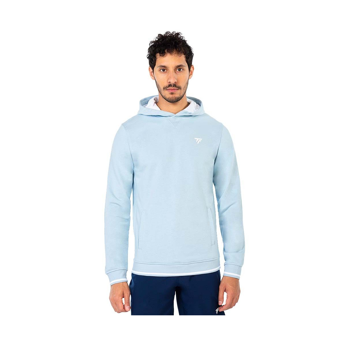 Tecnifibre Team Terry Hoodie Kapuzenpullover Himmelblau