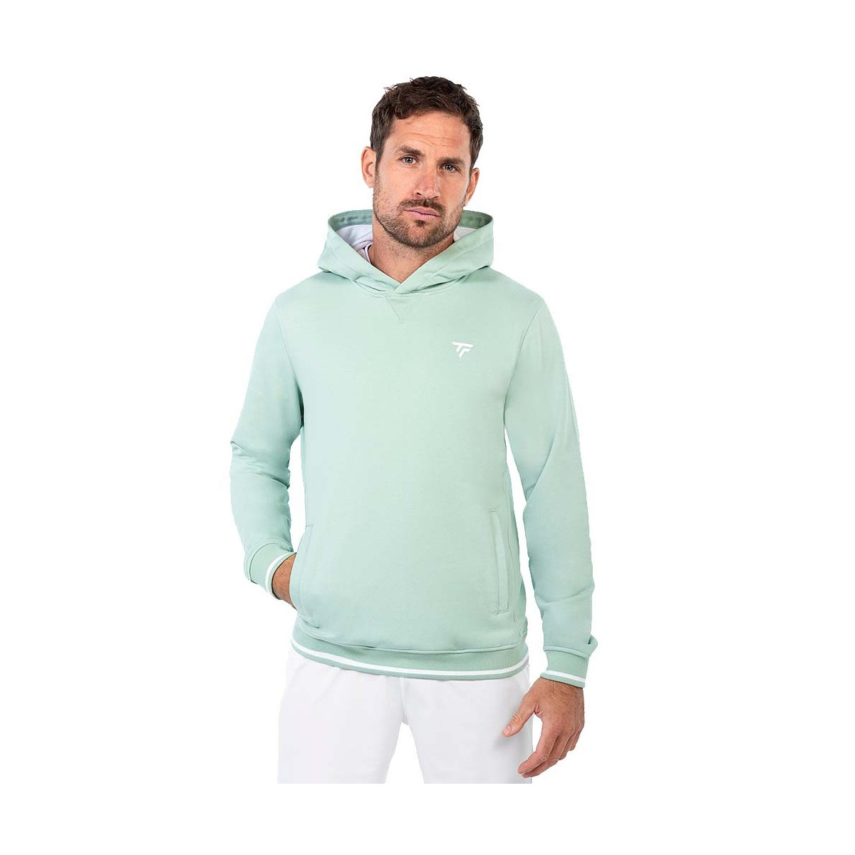 Tecnifibre Team Terry Hoodie Kapuzenpullover Pastellgr&uuml;n