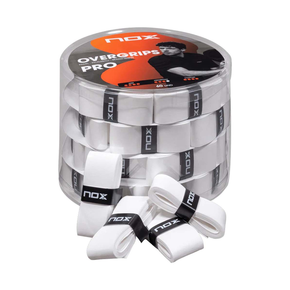Nox Pro Overgrip Wei&szlig; 60er-Pack