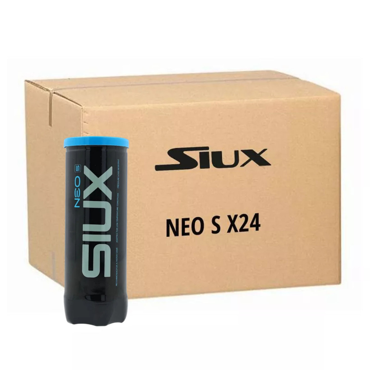 Siux Neo S Padelb&auml;lle Karton (24 Dosen &agrave; 3 B&auml;lle)