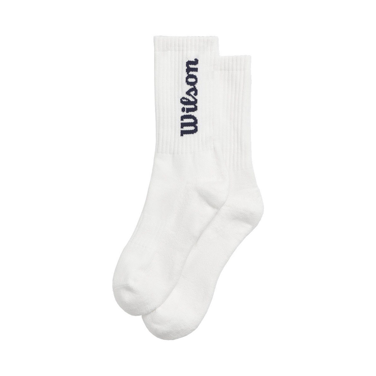 Wilson Crew Logo Tennissocken Wei&szlig; / Marineblau