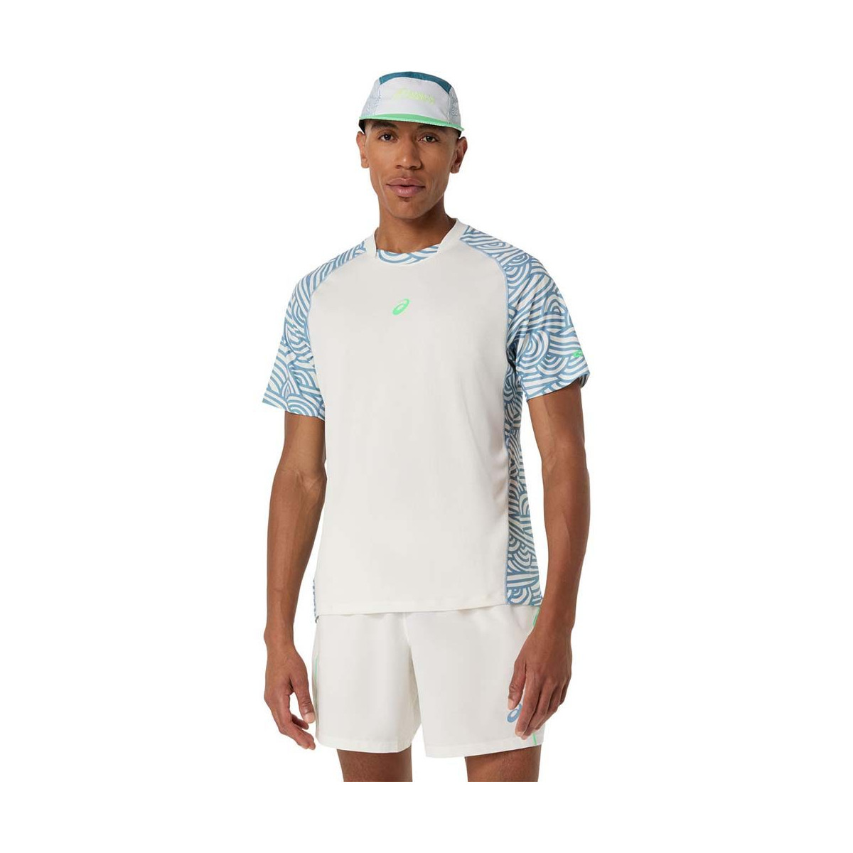 Asics Padel Court SS Herren T-Shirt Creme