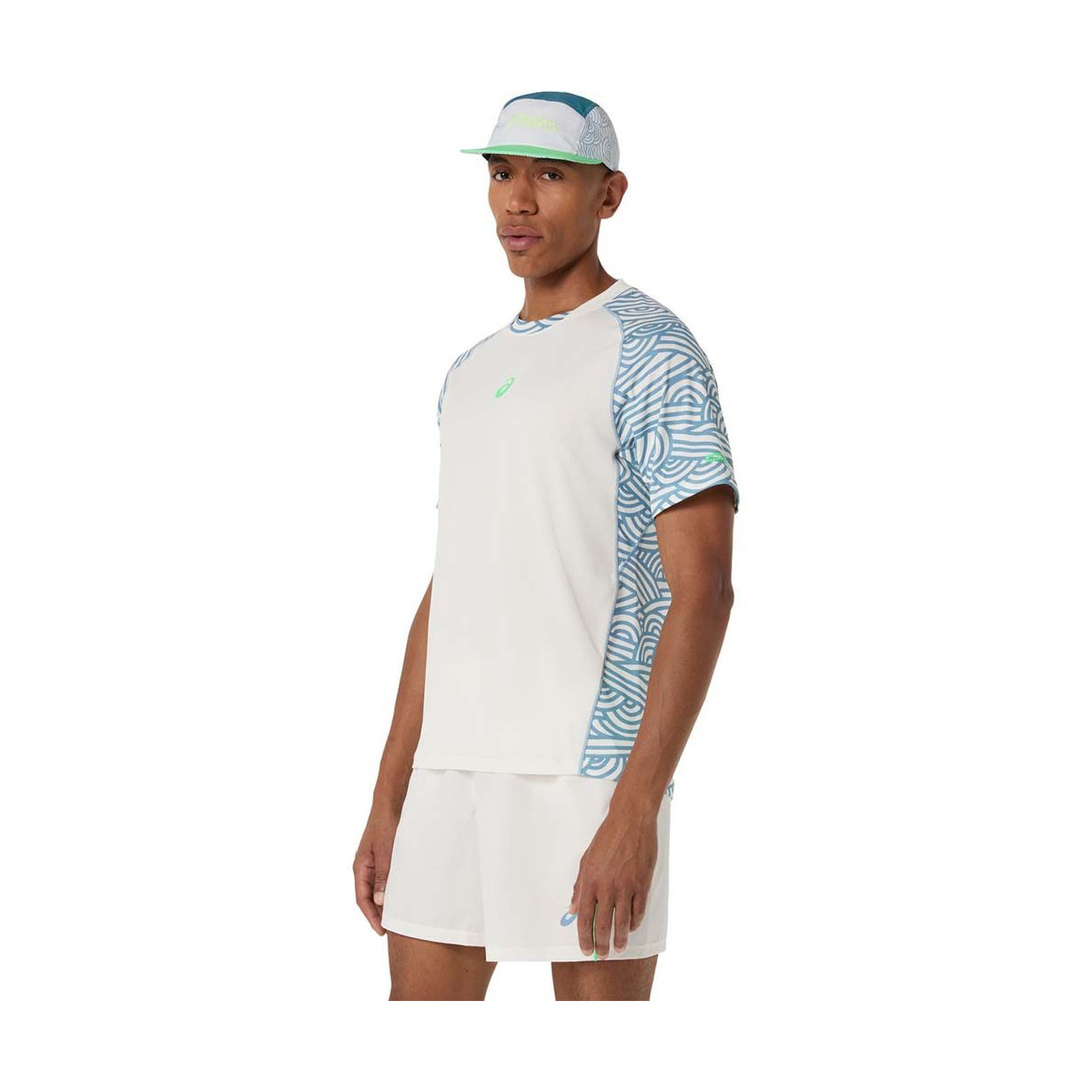 Asics Padel Court SS Herren T-Shirt Creme