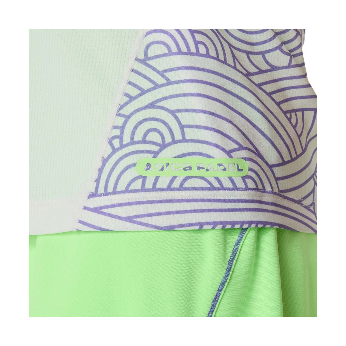 Asics Padel Court All Over Damen Tanktop Creme / Violett