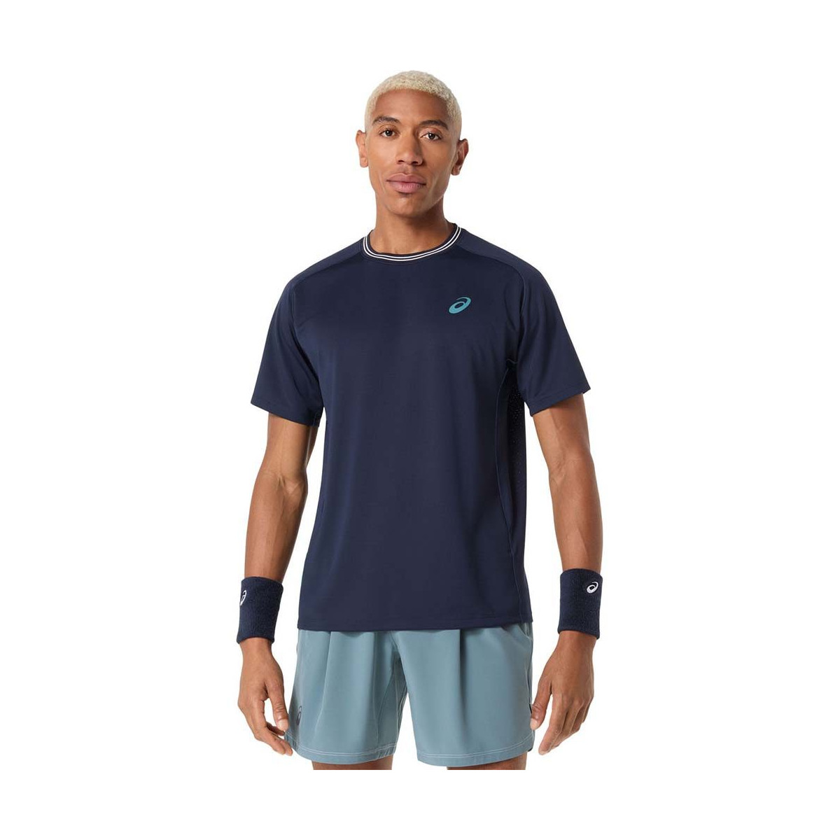 Asics Game SS Herren Tennis-T-Shirt Marineblau