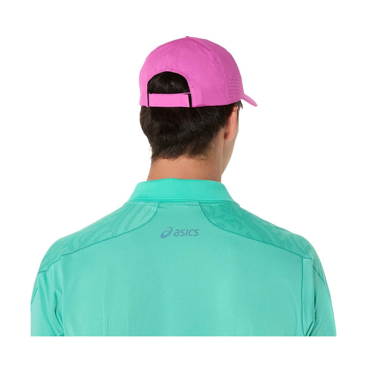 Asics Match Jacquard SS Poloshirt Gr&uuml;n