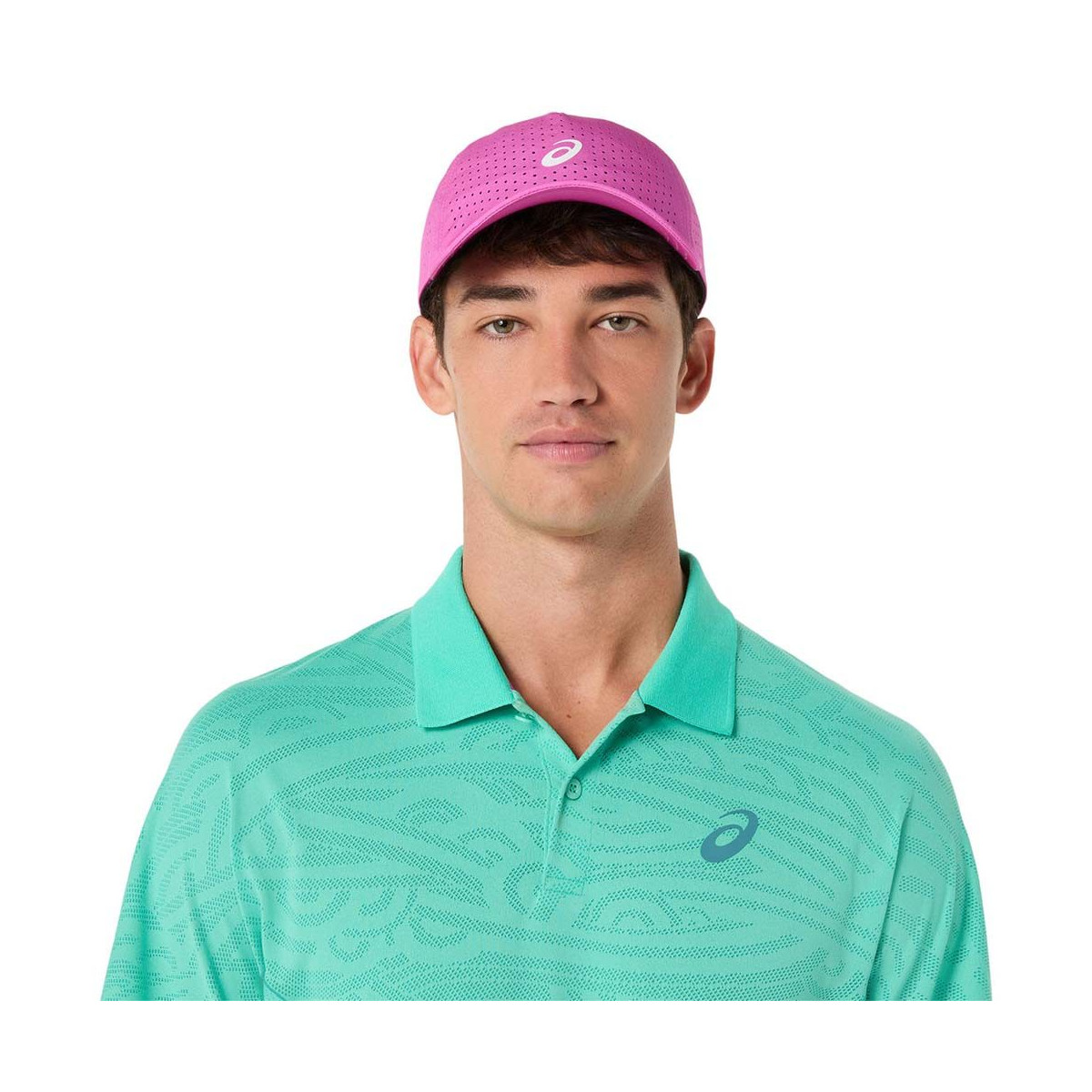 Asics Match Jacquard SS Poloshirt Gr&uuml;n