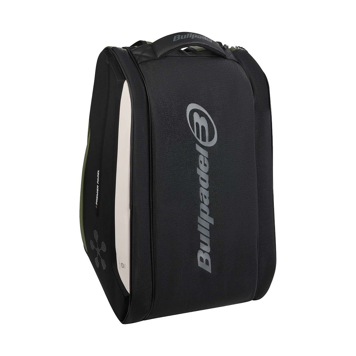 Bullpadel Hack Premier Padel 2026 Schl&auml;gertasche (Thermobag) Schwarz / Gr&uuml;n