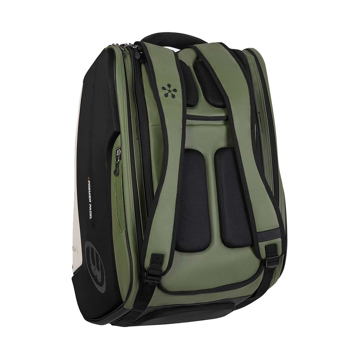 Bullpadel Hack Premier Padel 2026 Schl&auml;gertasche (Thermobag) Schwarz / Gr&uuml;n