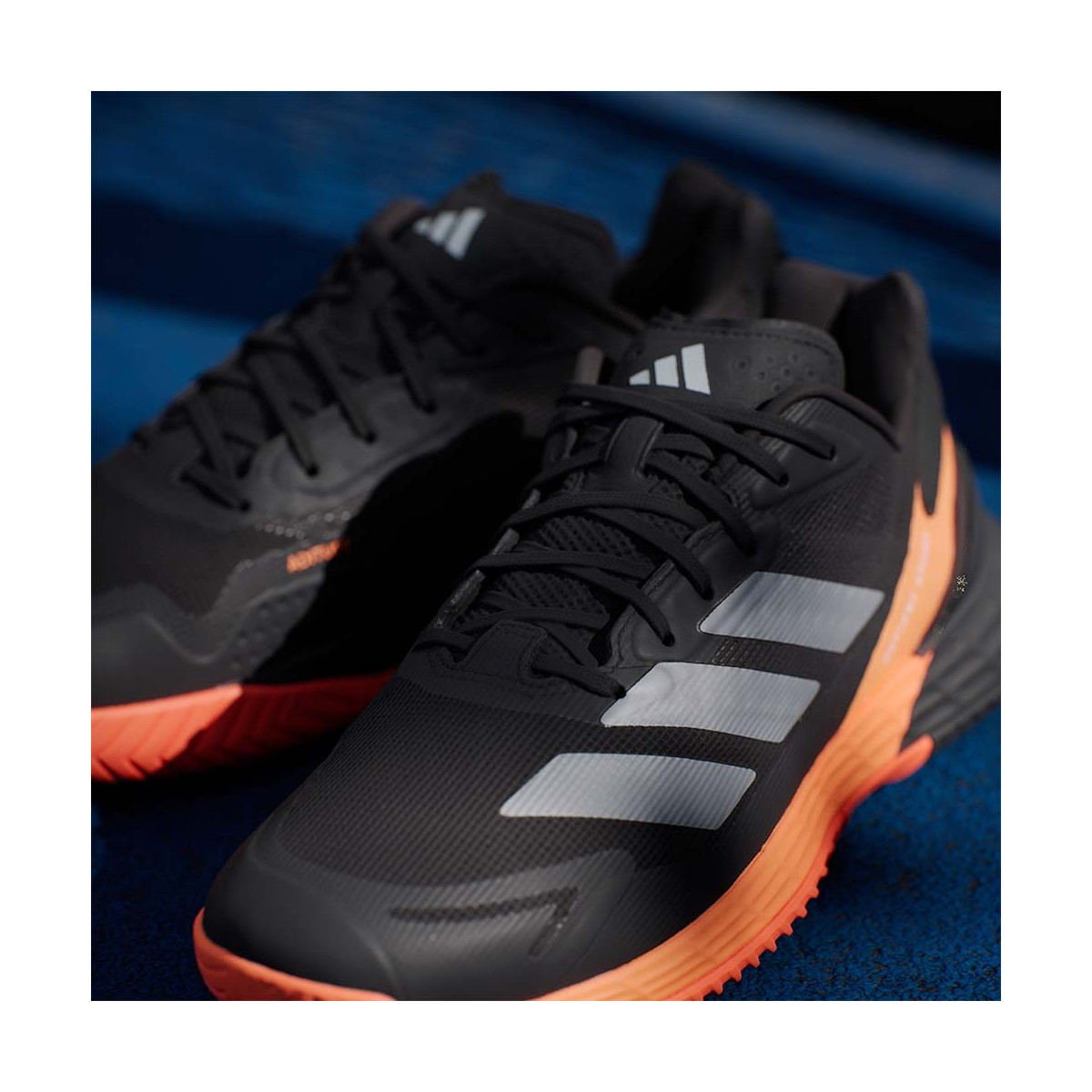 Adidas Defiant Speed 2 Tennisschuhe Schwarz / Orange