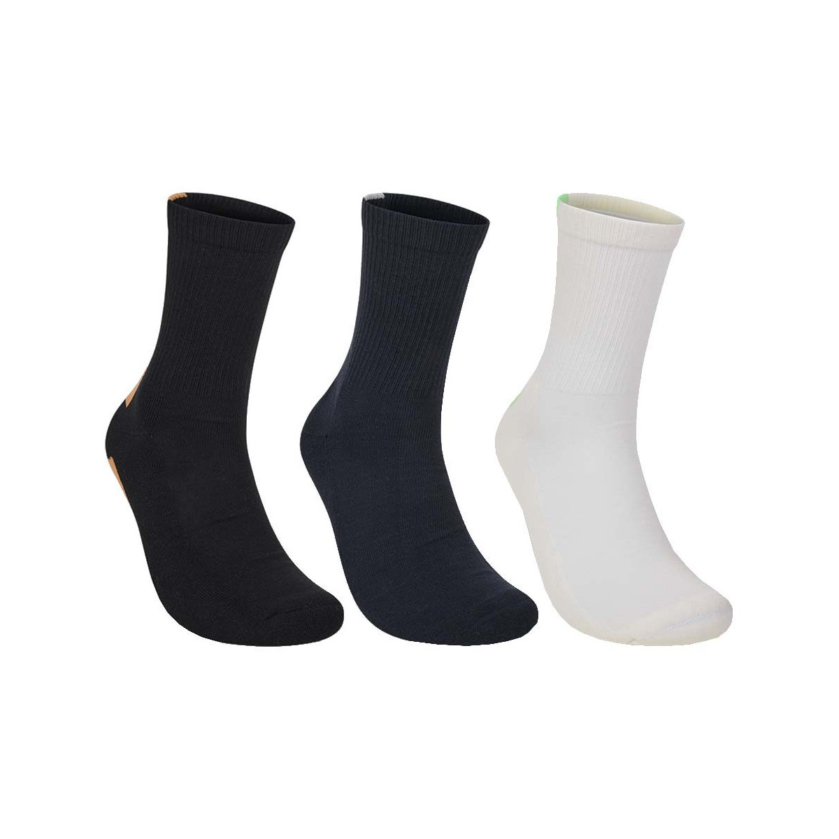 Bullpadel BP265 Socken Schwarz / Marineblau / Wei&szlig; (3 Paar)