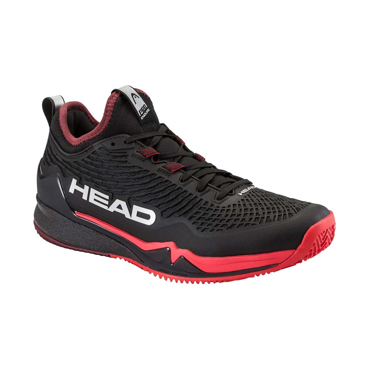 Head Endure Pro Tennisschuhe Sandplatz Schwarz / Rot