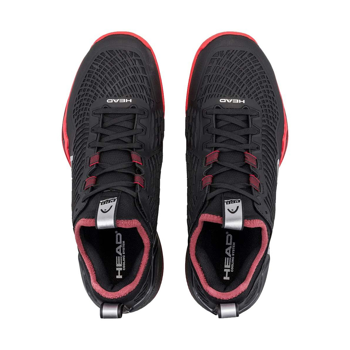 Head Endure Pro Tennisschuhe Sandplatz Schwarz / Rot
