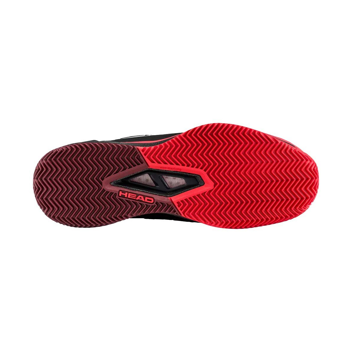 Head Endure Pro Tennisschuhe Sandplatz Schwarz / Rot