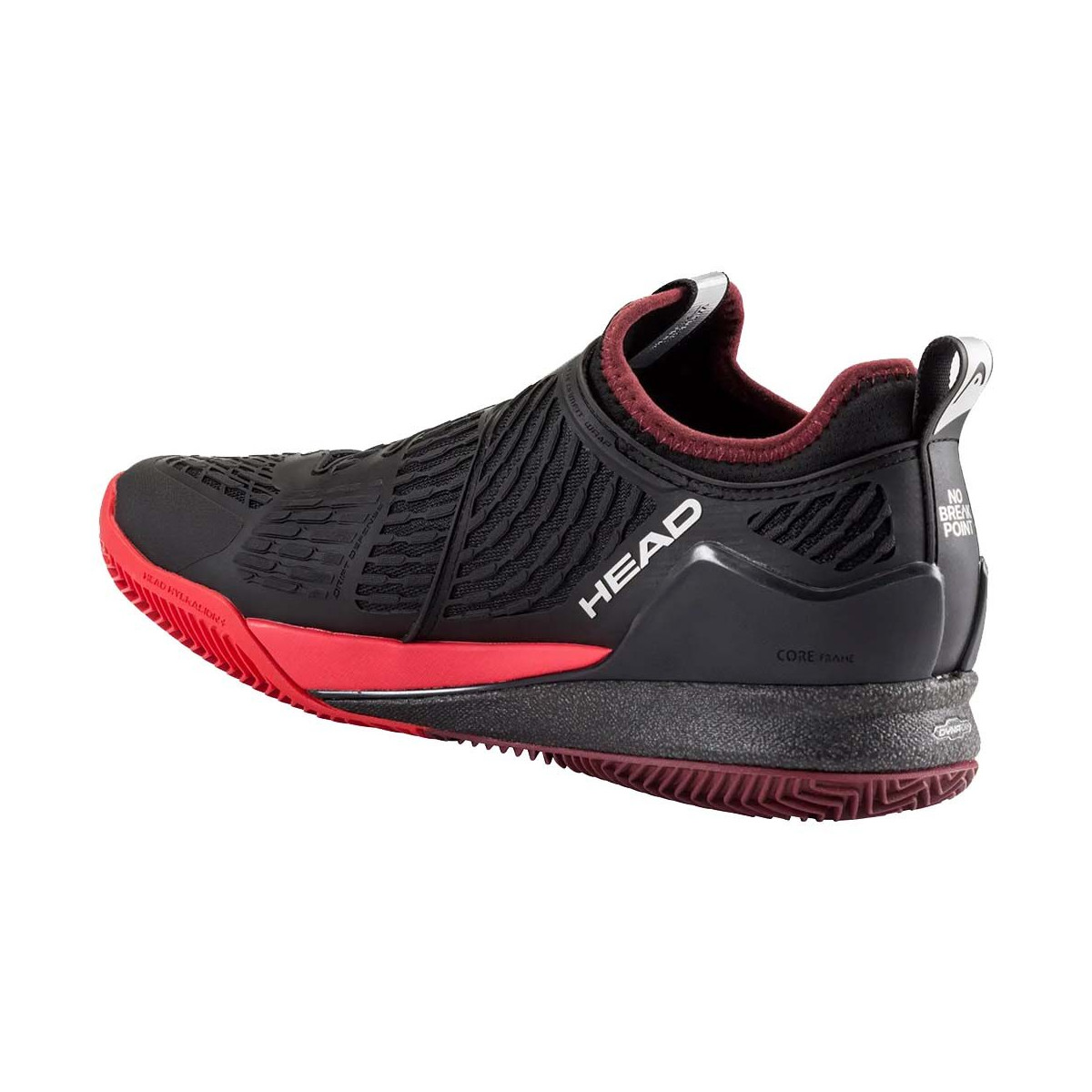 Head Endure Pro BOA Tennisschuhe Sandplatz Schwarz / Rot