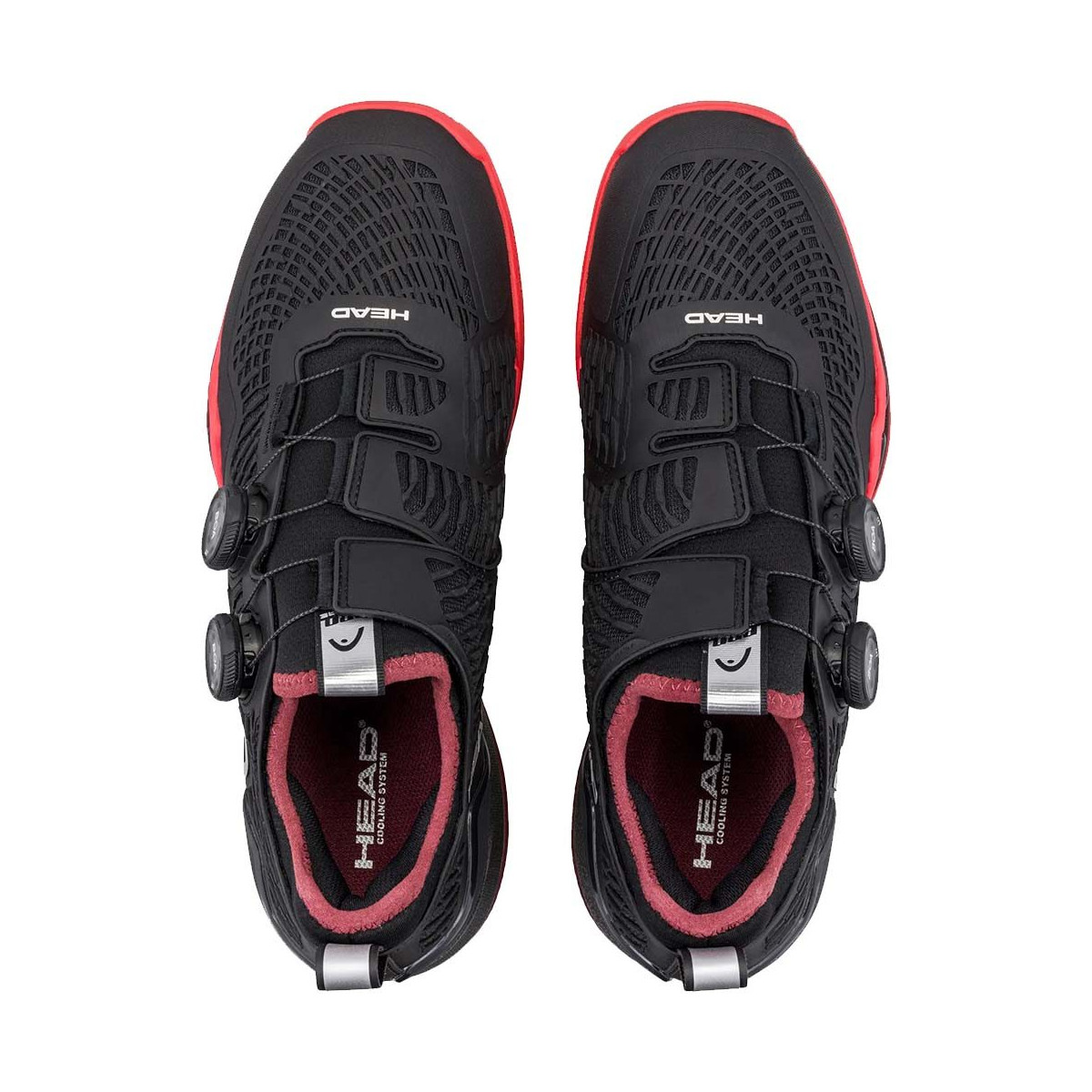 Head Endure Pro BOA Tennisschuhe Sandplatz Schwarz / Rot