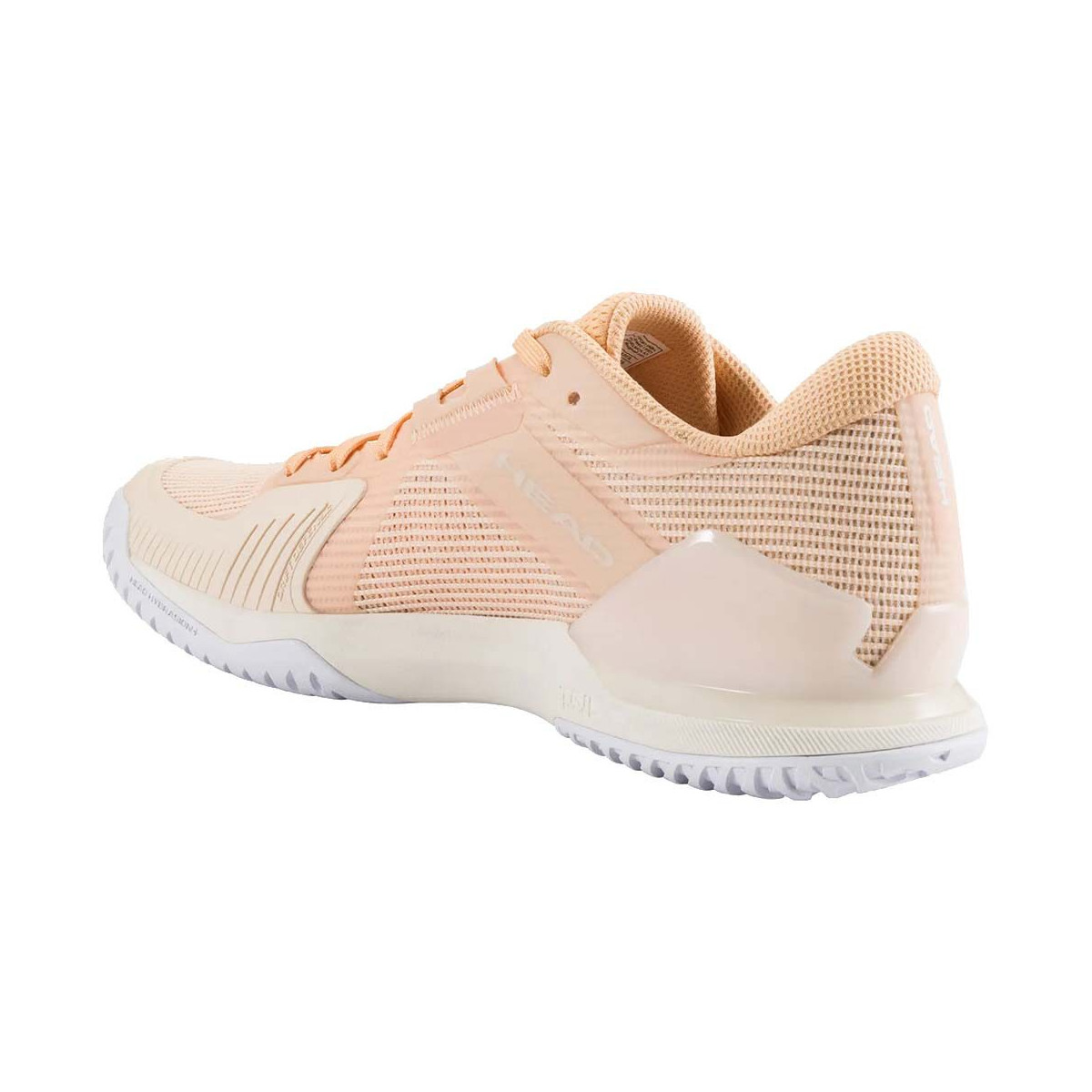 Head Sprint Pro 4.0 Damen Tennisschuhe Pfirsich / Wei&szlig;