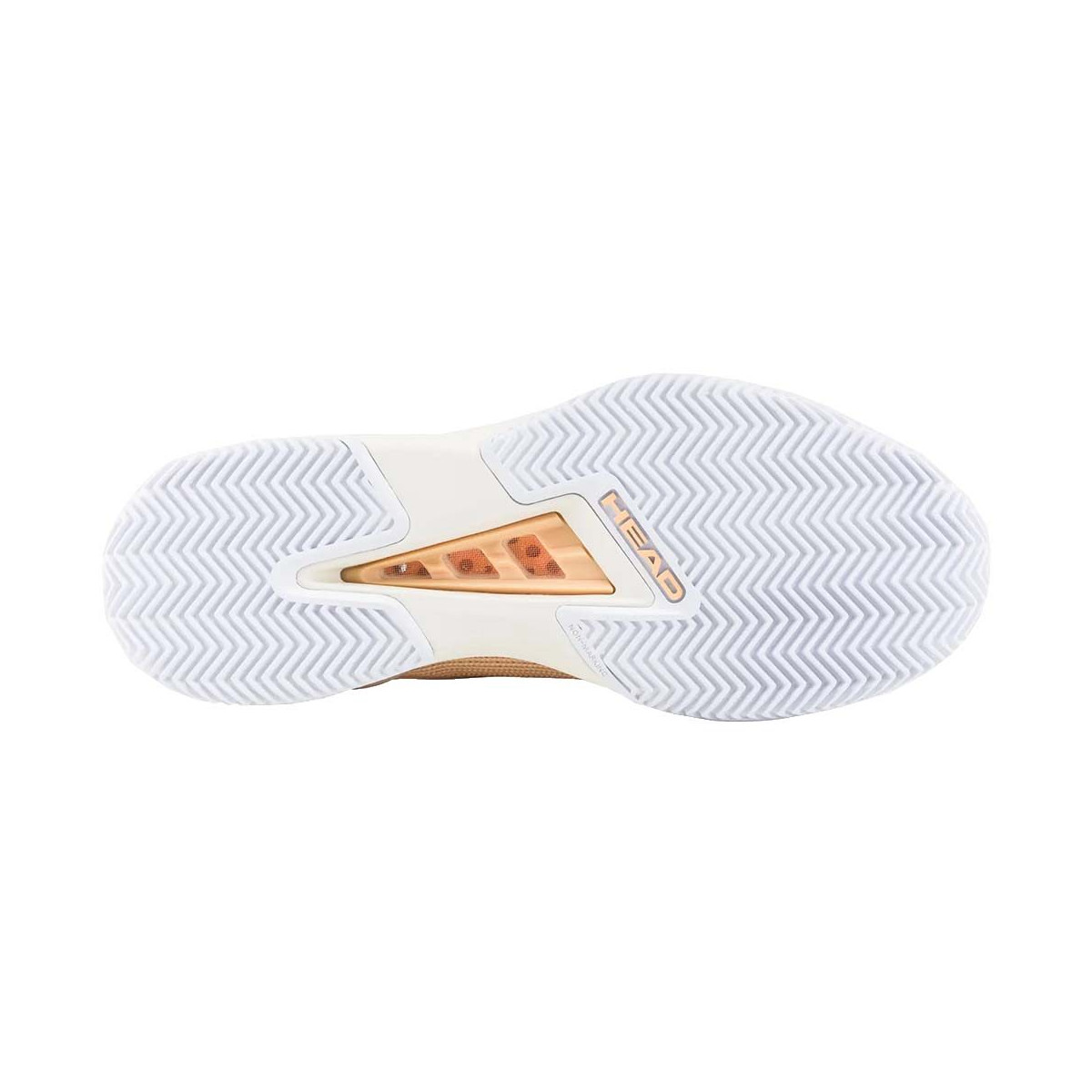 Head Sprint Pro 4.0 Damen Tennisschuhe Sandplatz Pfirsich / Wei&szlig;