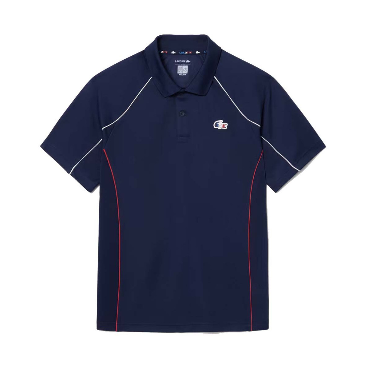 Lacoste Frankreich Tennis-Nationalteam Poloshirt Marineblau