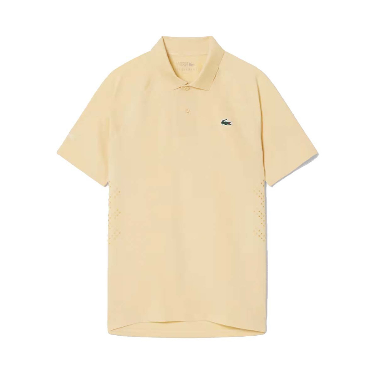 Lacoste Tennis Novak Djokovic On Court Poloshirt Gelb