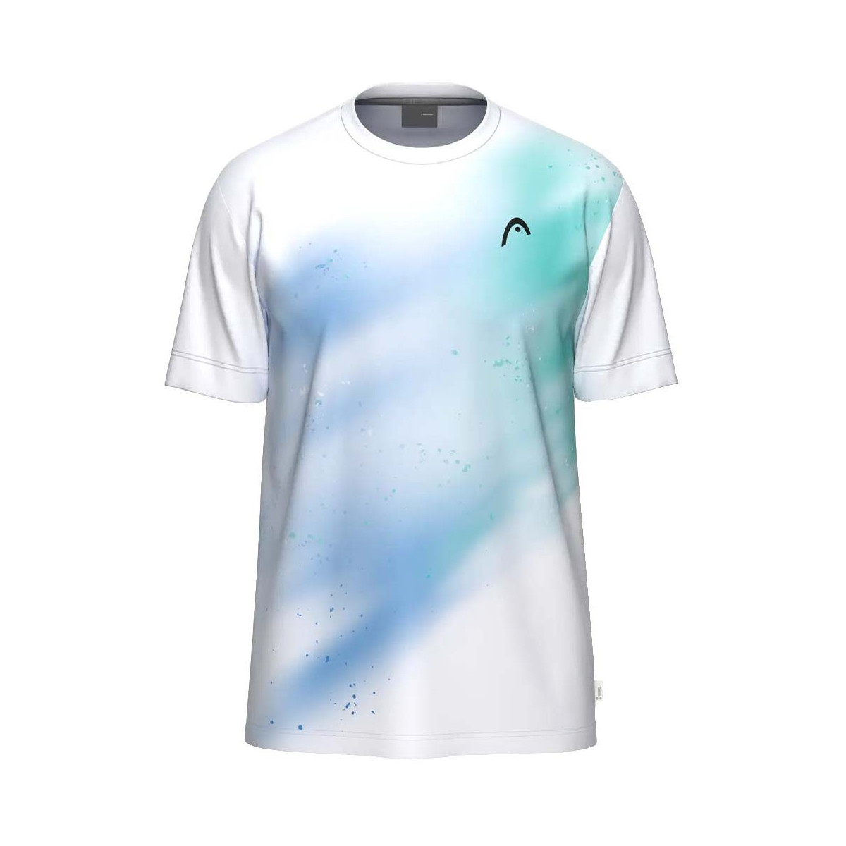 Head TopSpin Herren T-Shirt Wei&szlig; / T&uuml;rkis