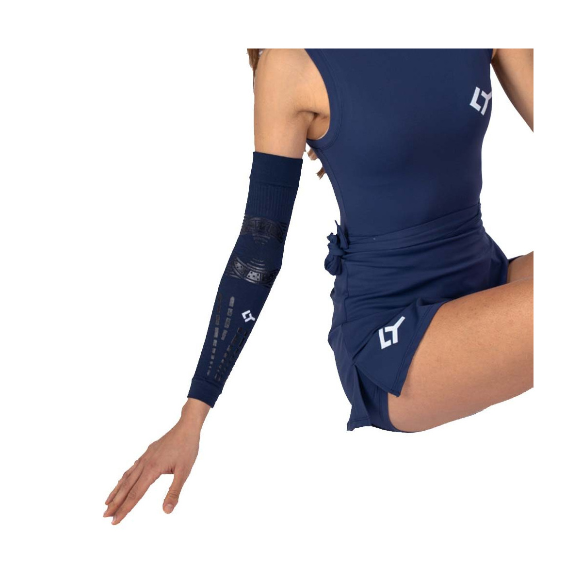 Floky NO-STRAIN Evolution Kompressions&auml;rmel Marineblau