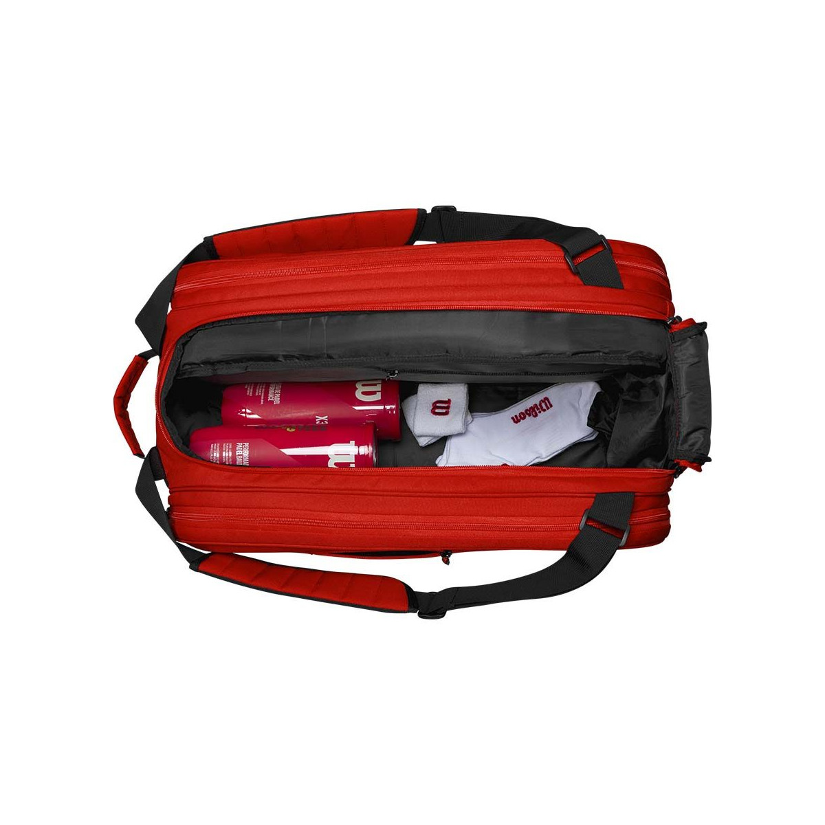 Wilson Tour Padel Padeltasche Rot / Schwarz